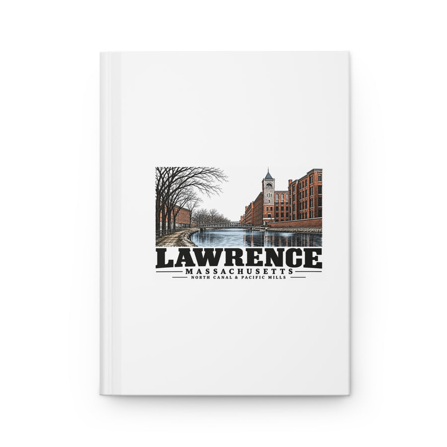 Lawrence North Canal and Pacific Mills Matte Hardcover Journal - Merrimack Valley Goods