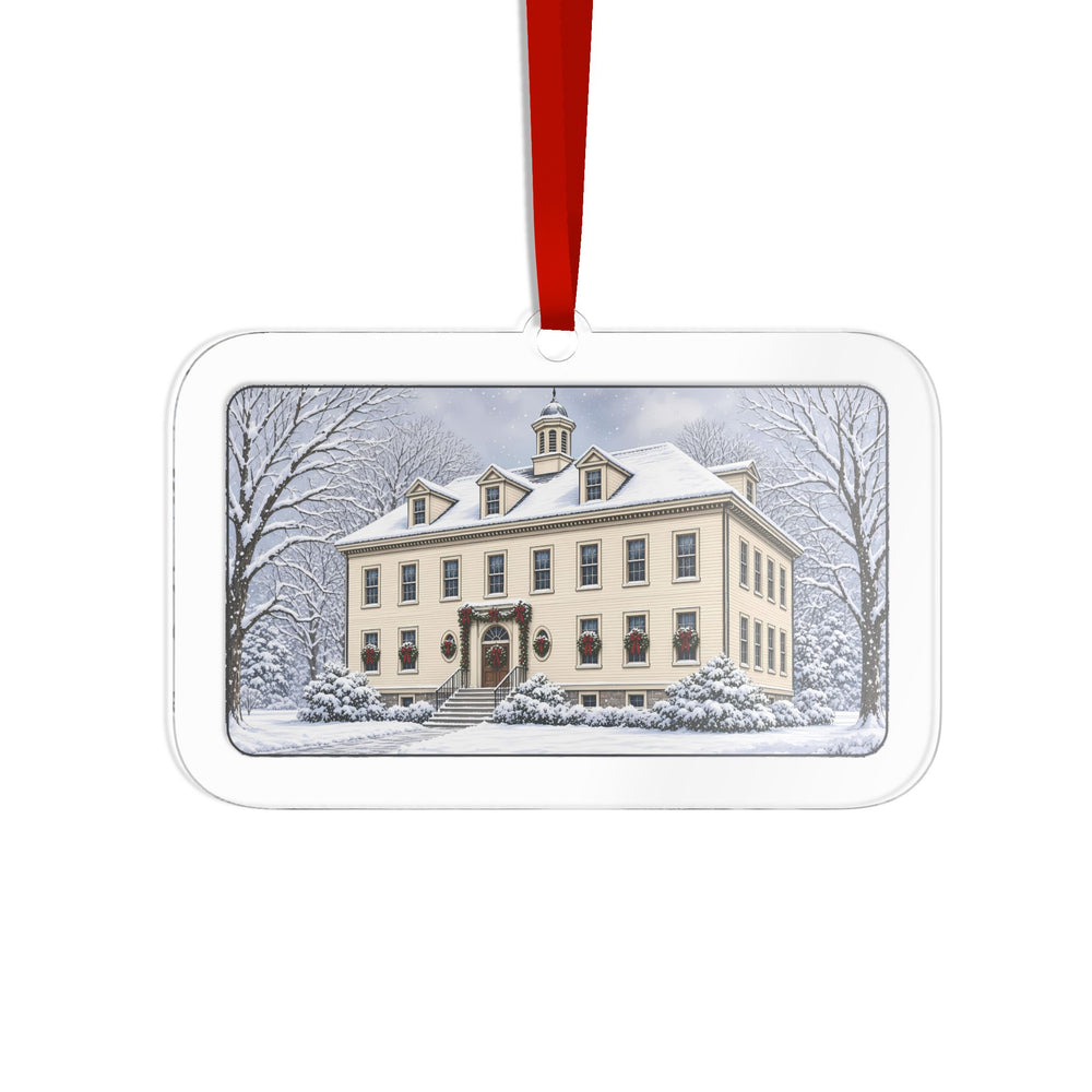 Blanchard School — Uxbridge, MA Christmas Ornament