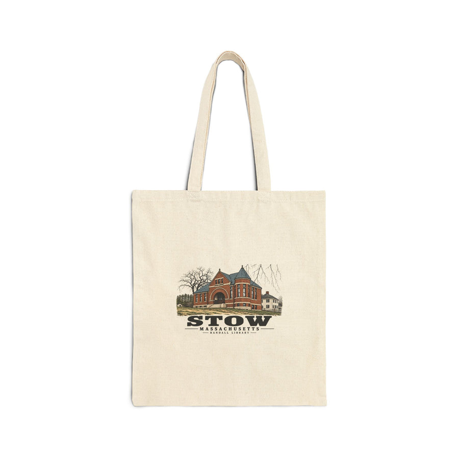 Randall Library Natural + Black Heavy Canvas Tote - Assabet Valley Goods