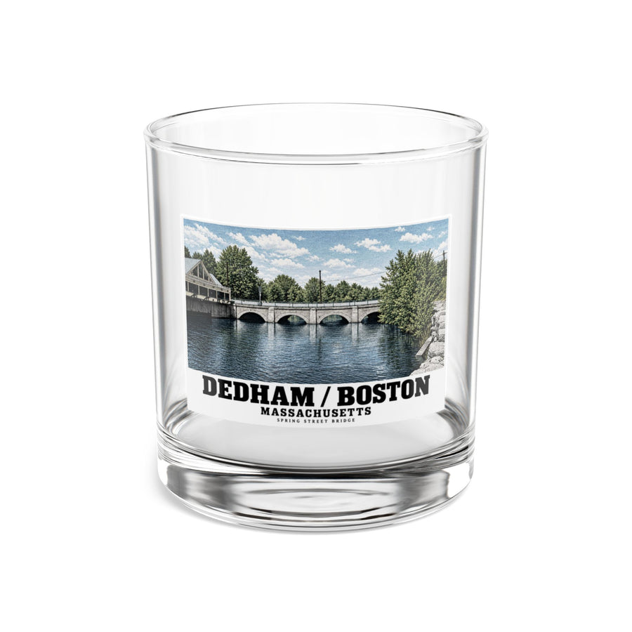 Spring Street Bridge western arches (HAER MA-95-2, 1990) 10 oz Rocks Glass - Charles River