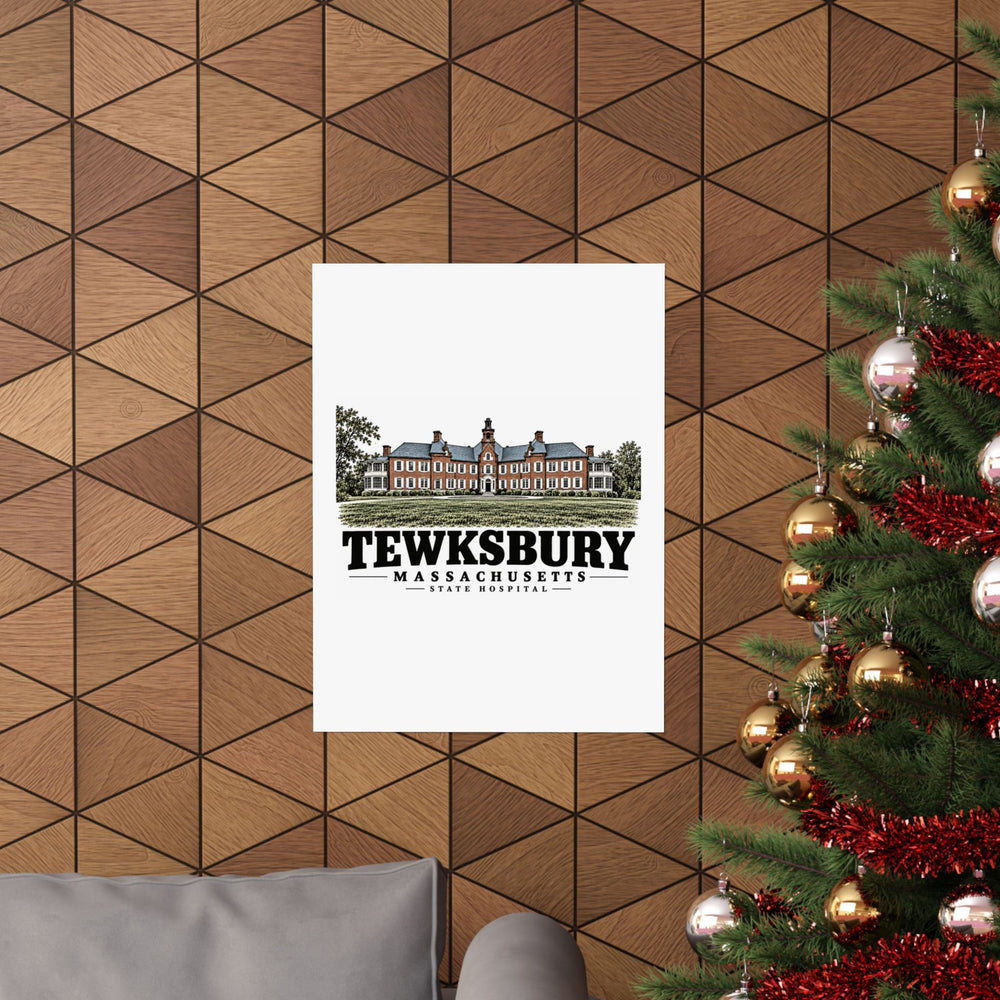 18 x 24 room view of State Hospital matte poster, Tewksbury, Massachusetts.