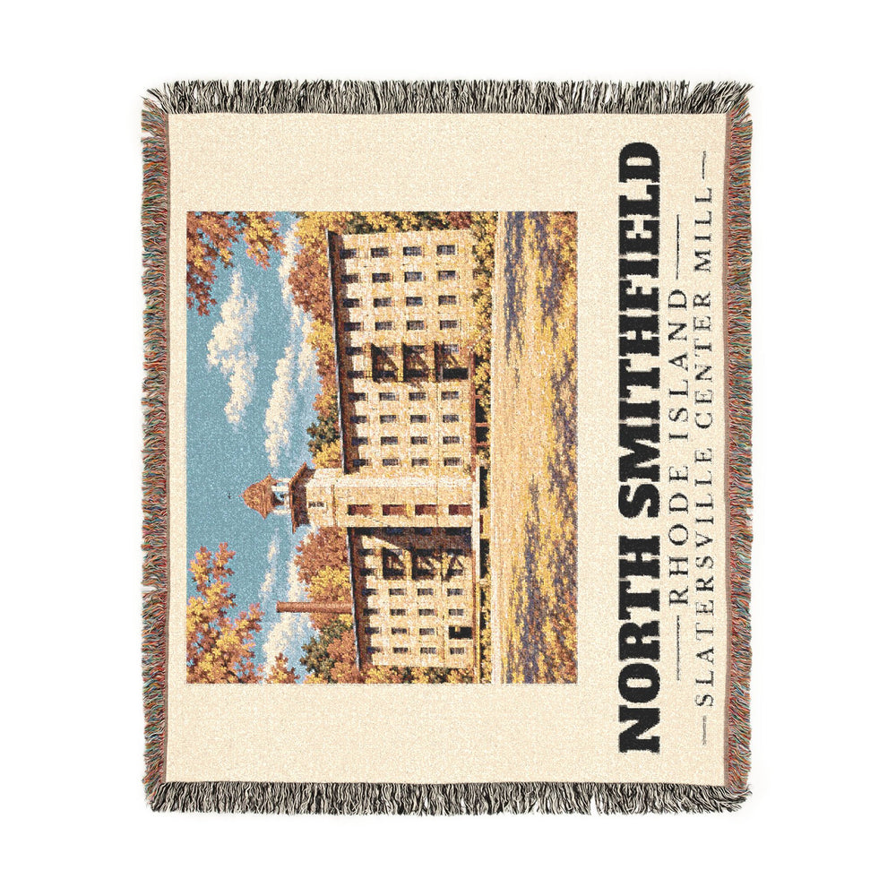 Slatersville Center Mill — North Smithfield, Rhode Island Woven Blanket
