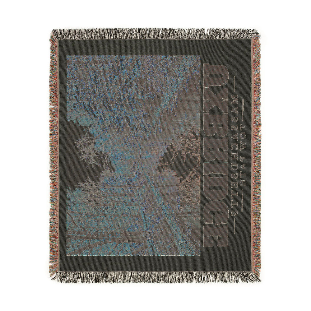 Tow Path — Uxbridge, Massachusetts woven blanket, product view 4