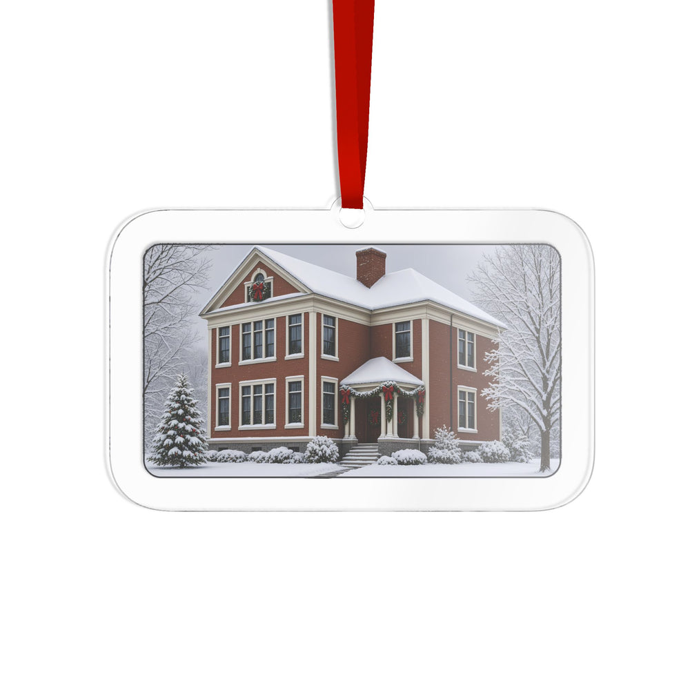 Clark Street School — Cumberland, RI Christmas Ornament