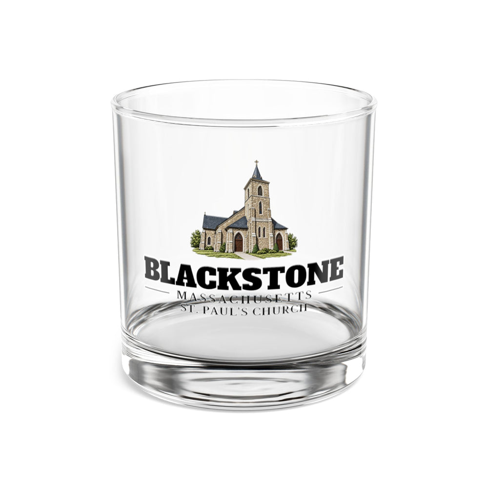 Front view of Blackstone St. Paul's Church 10 oz Rocks Glass