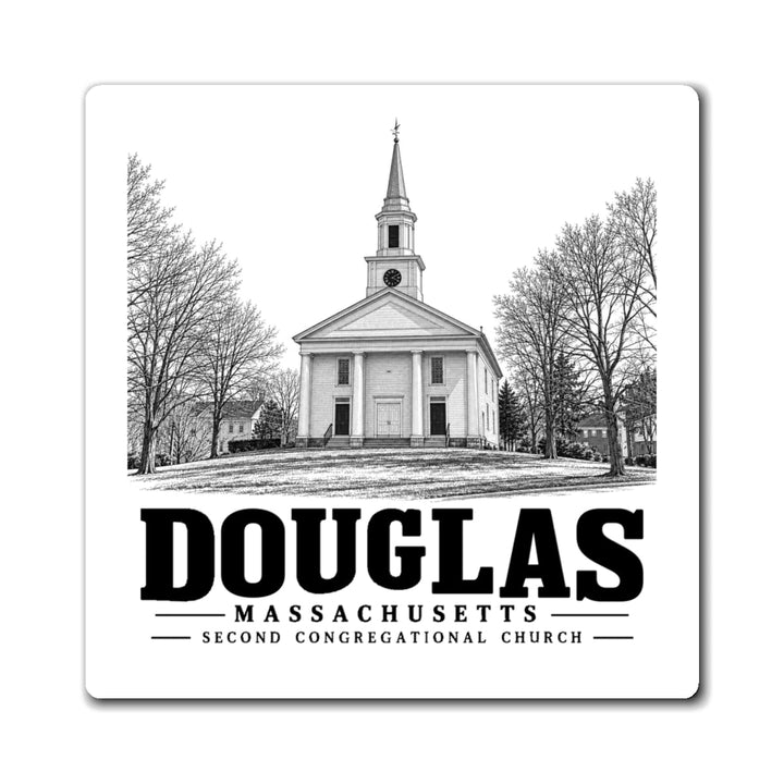 Douglas Second Congregational Church 4 in Magnet - Default - front product view