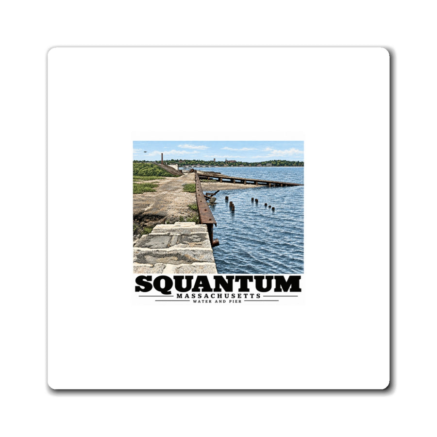 Water and pier 4 in Magnet - Boston Harbor