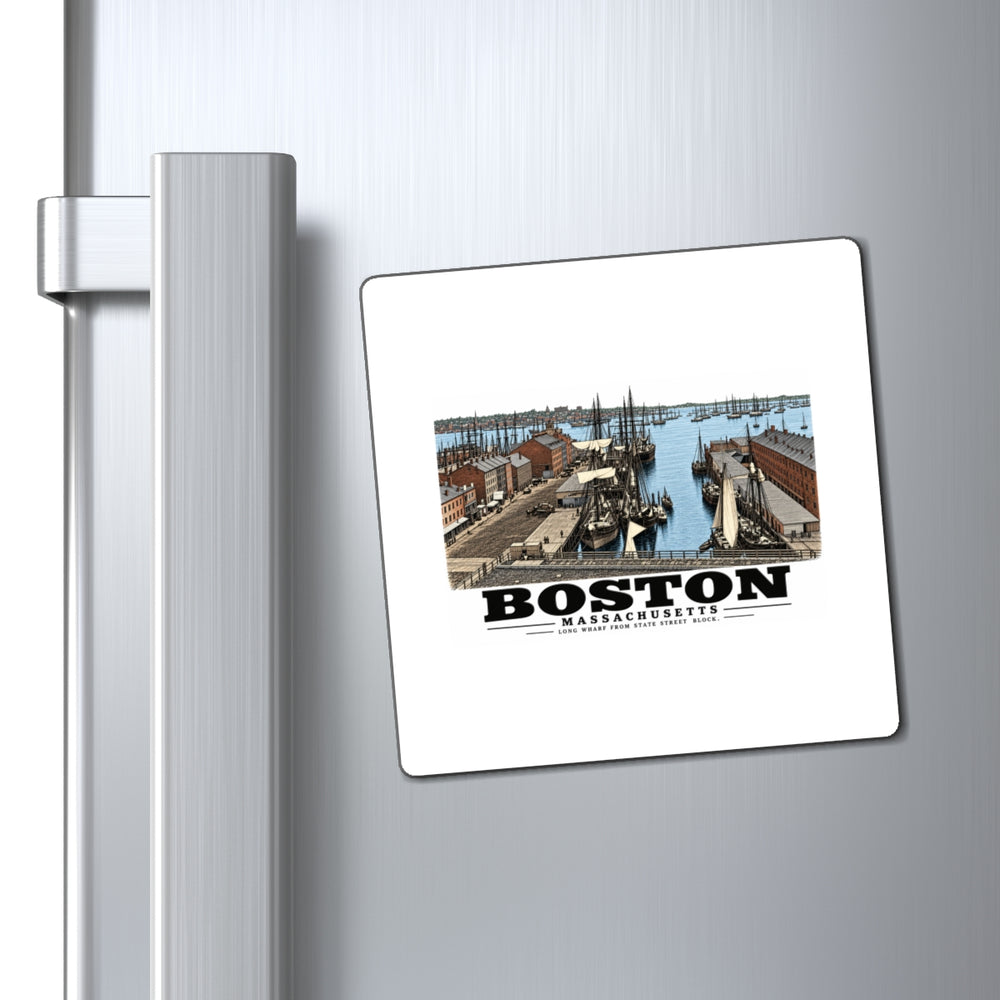 Long Wharf, from State St. block 4 in Magnet - Boston Harbor