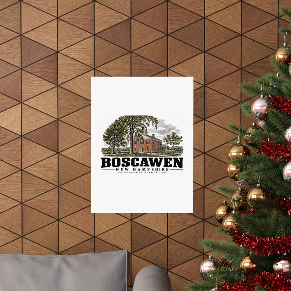 18 x 24 room view of Boscawen Academy matte poster, Boscawen, New Hampshire.