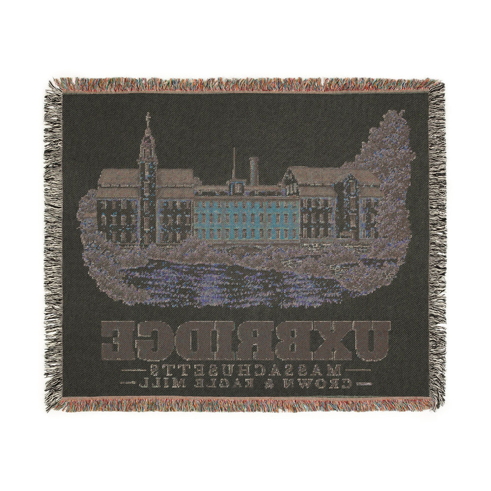 Crown & Eagle Mill — Uxbridge, Massachusetts woven blanket, product view 3