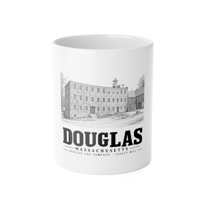 Douglas Axe Company / Lovett Mill 11 oz Ceramic Mug - White - front product view