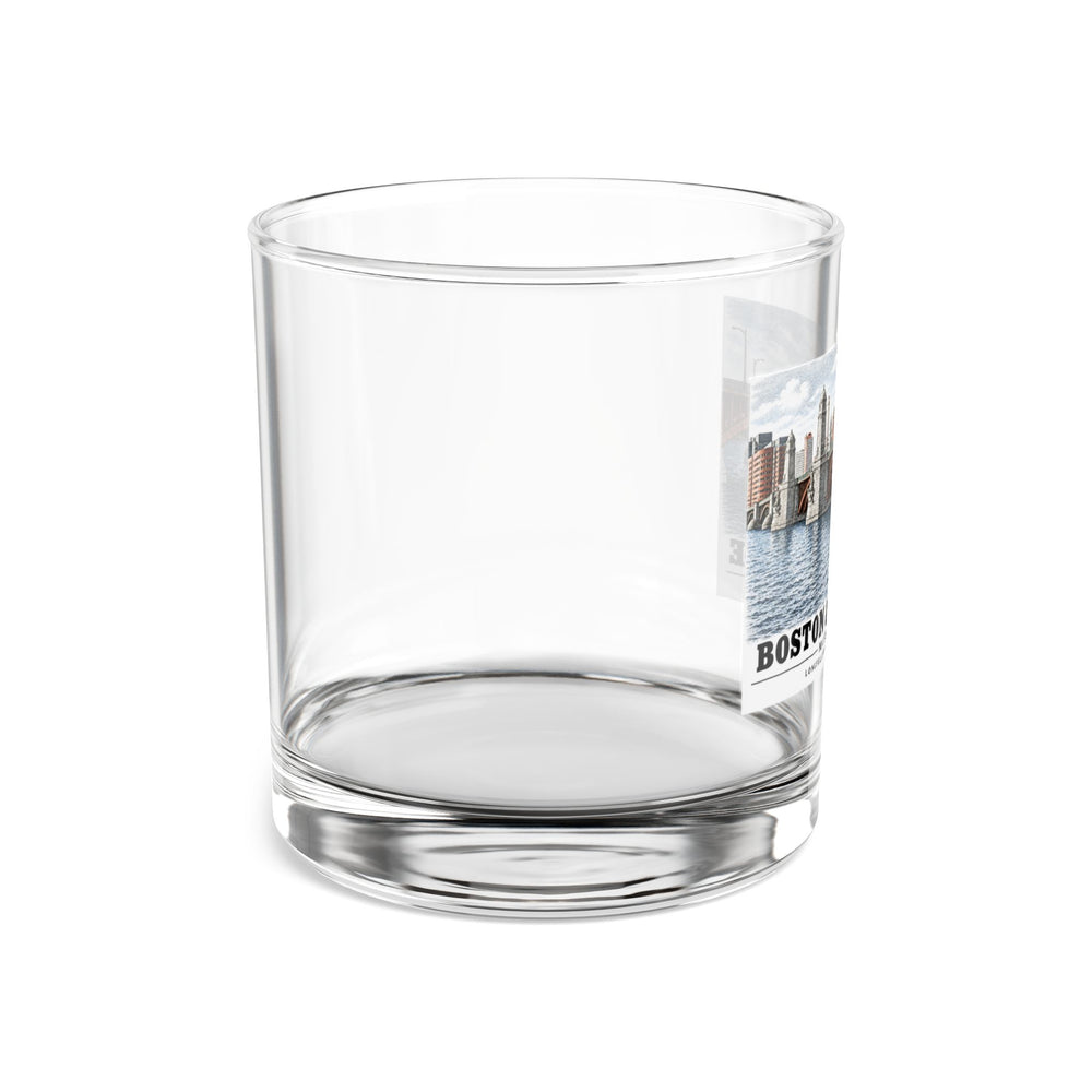 Longfellow Bridge, Charles Circle / Main Street across Charles River 10 oz Rocks Glass - Charles River