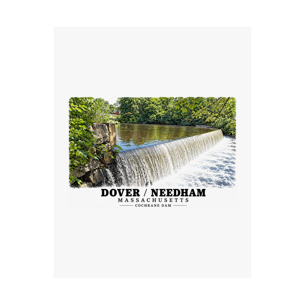 Dam on the Charles River, Dover MA.jpg Matte Heritage Poster — 11 × 14 and 18 × 24 in - Charles River