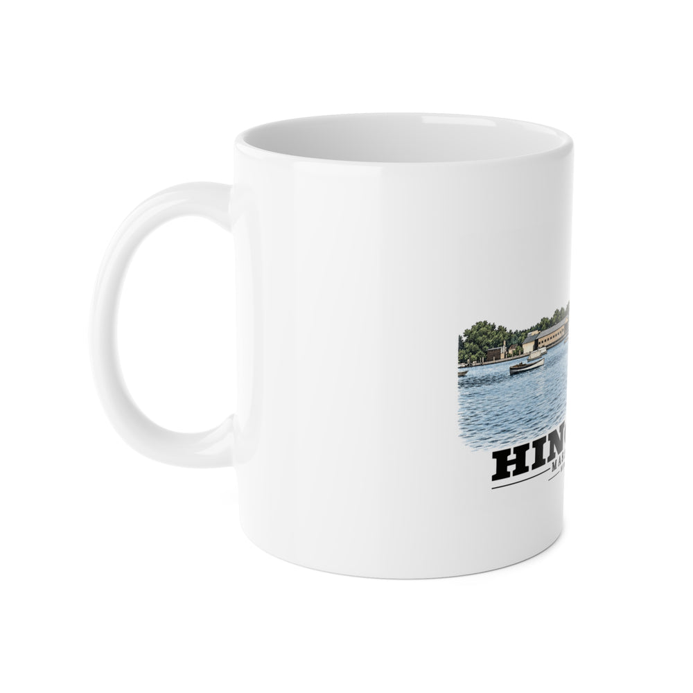 Hingham Harbor, Hingham, Mass. 11 oz White Ceramic Mug - Boston Harbor