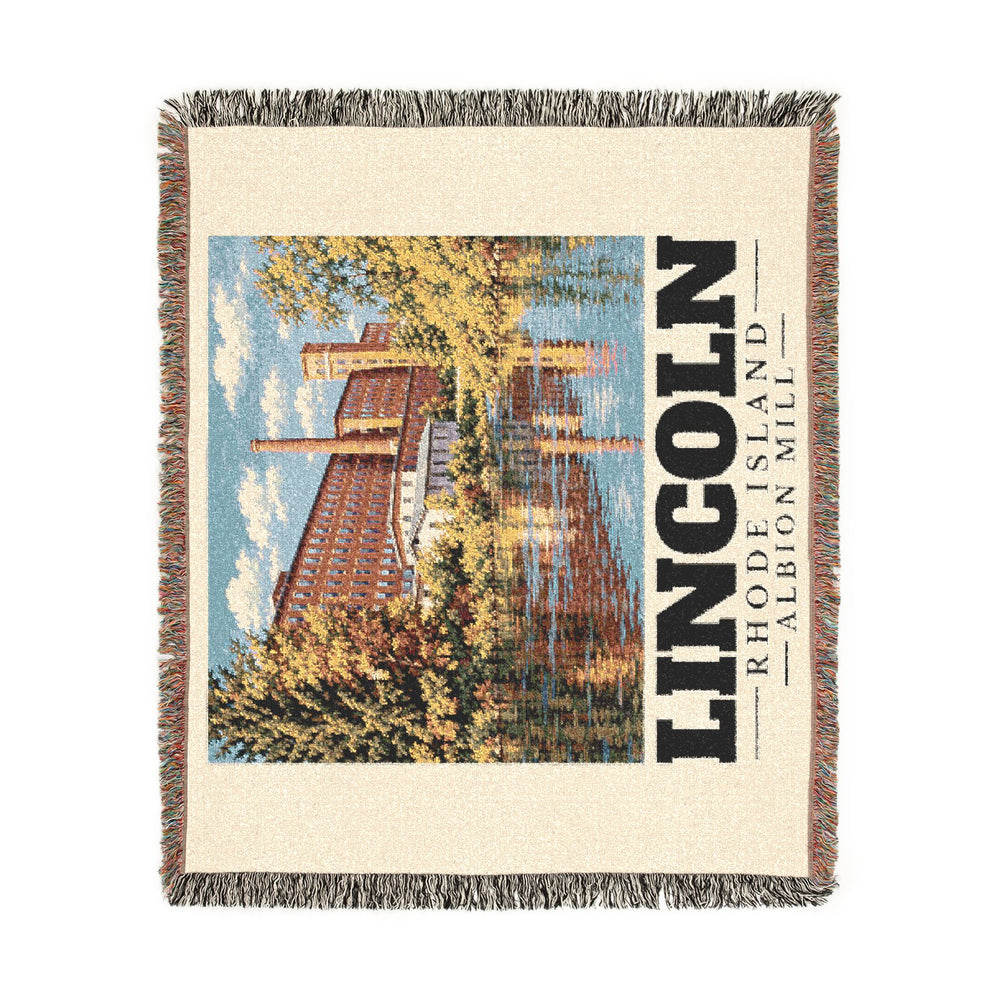 Albion Mill — Lincoln, Rhode Island Woven Blanket