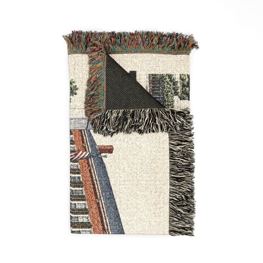 Monument Square / Blackstone Block — Blackstone, Massachusetts woven blanket, product view 2