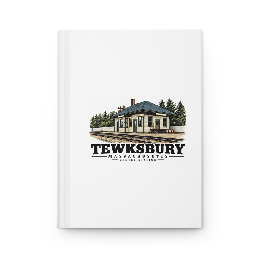 Front cover of Centre Station matte hardcover journal, Tewksbury, Massachusetts.