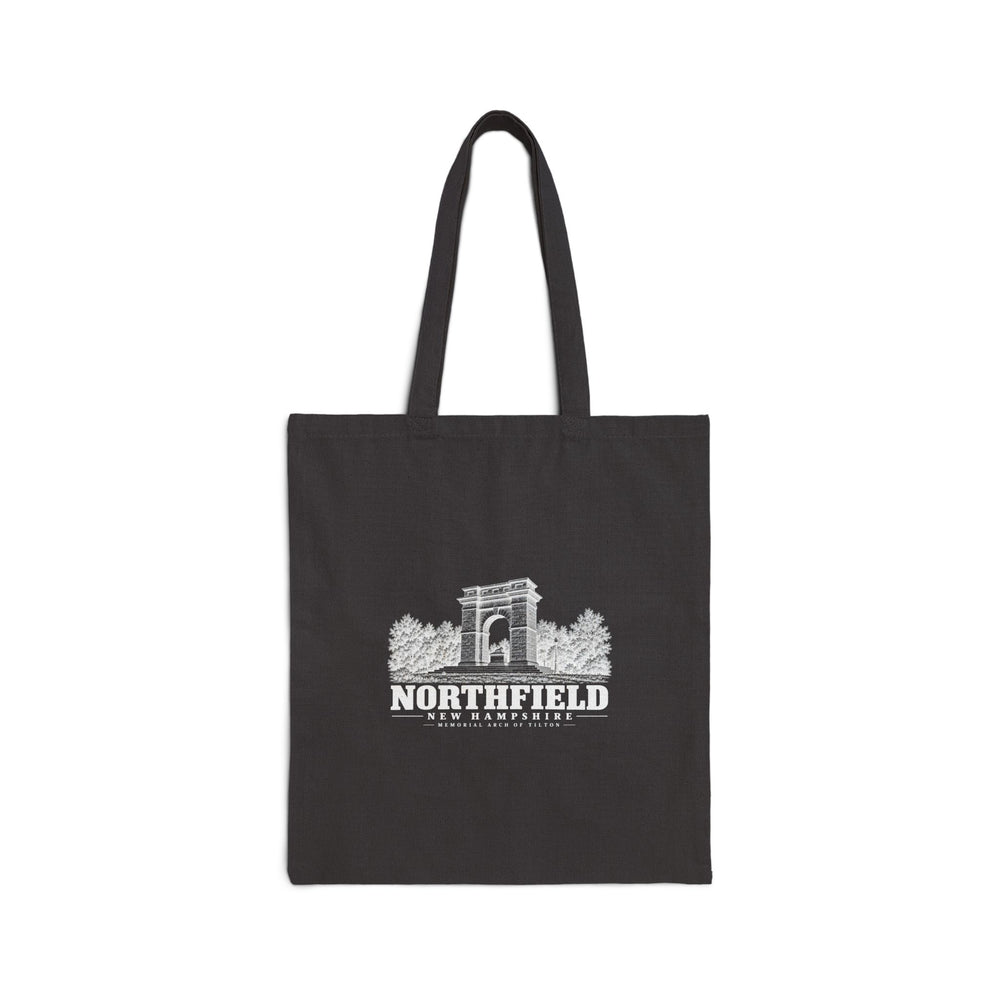 Memorial Arch of Tilton Natural + Black Heavy Canvas Tote - Merrimack Valley Goods