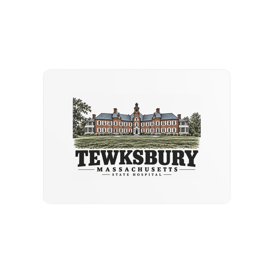 Front of State Hospital horizontal metal wall art, Tewksbury, Massachusetts.