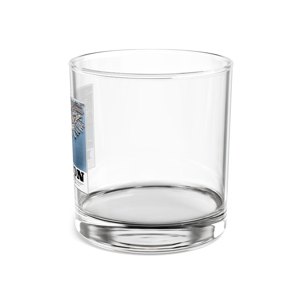 Illustrated Charlestown Navy Yard, June 1940 in Charlestown on rocks glass