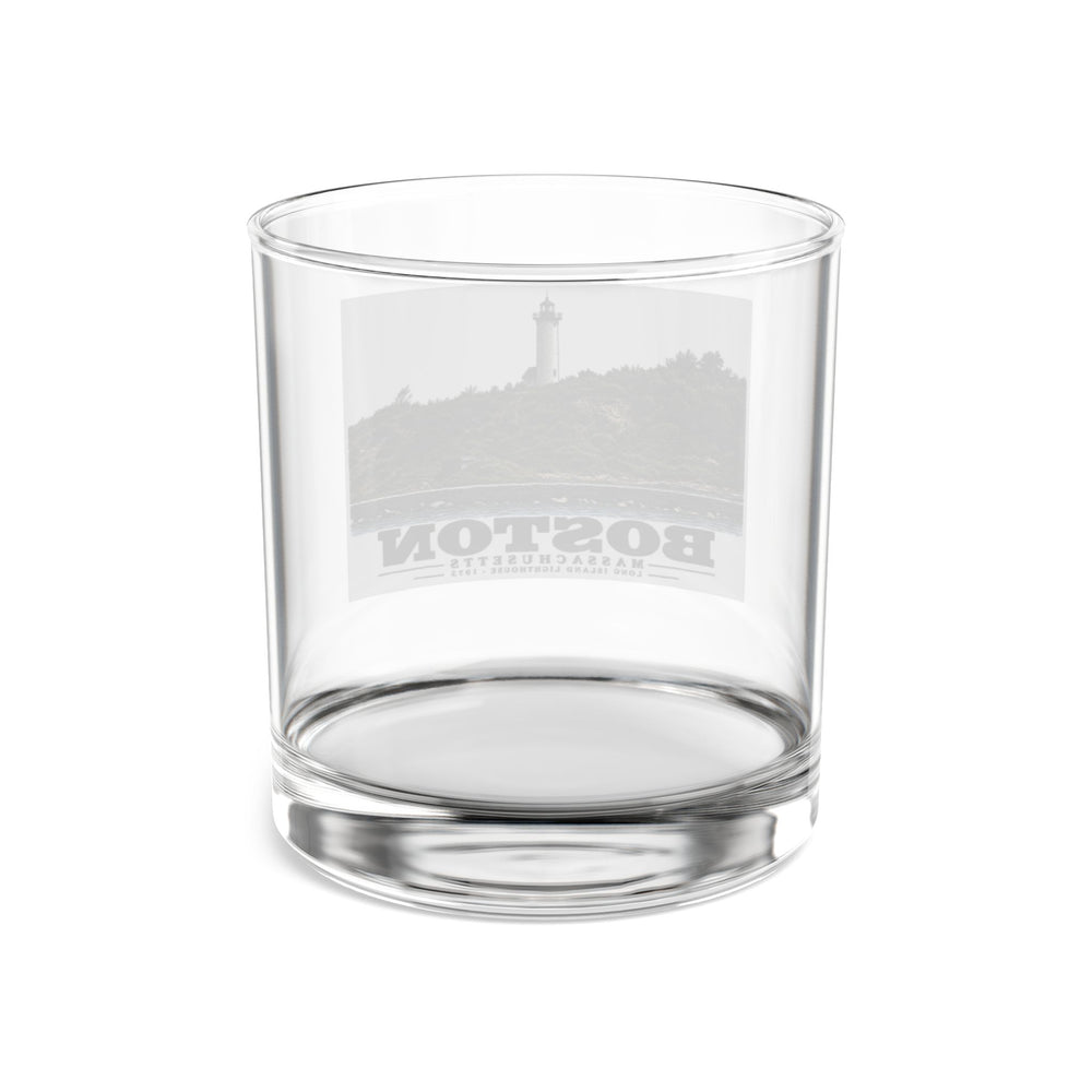 Long Island Lighthouse 10 oz Rocks Glass - Boston Harbor