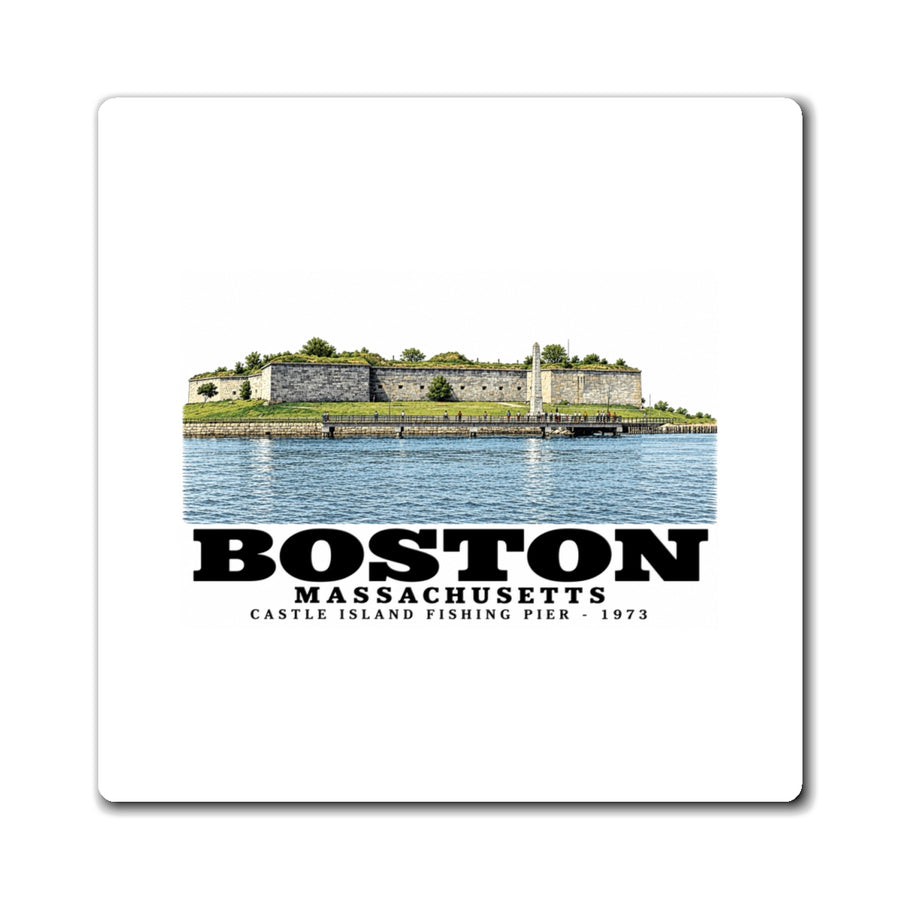Castle Island, includes Fishing Pier 4 in Magnet - Boston Harbor