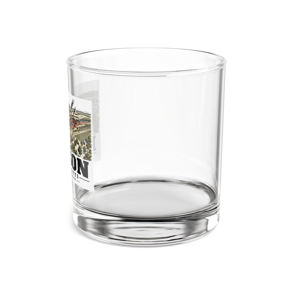 Illustrated Apsley Rubber Company in Hudson on rocks glass