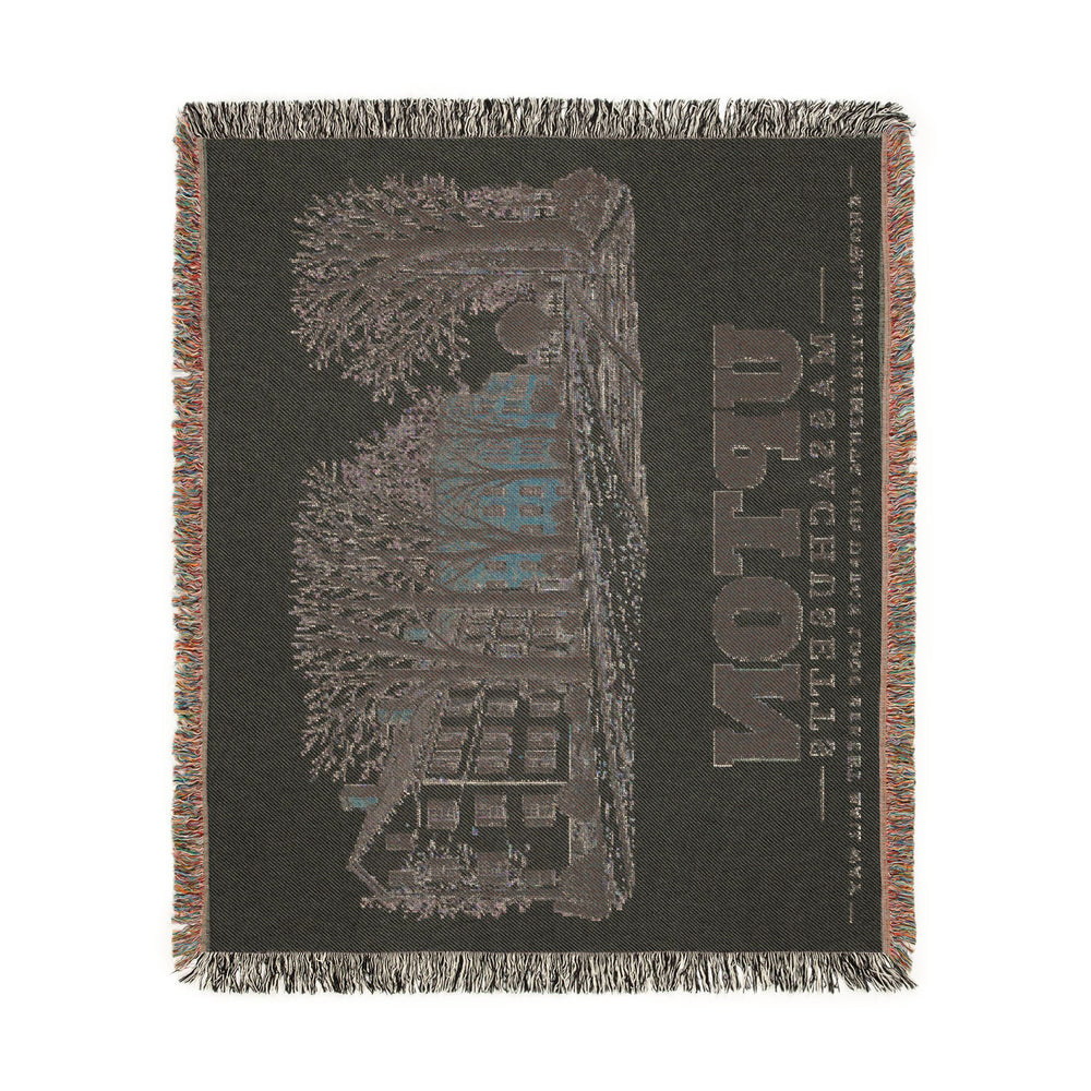 Knowlton Tenements and Upton Loop Street Railway — Upton, Massachusetts woven blanket, product view 4