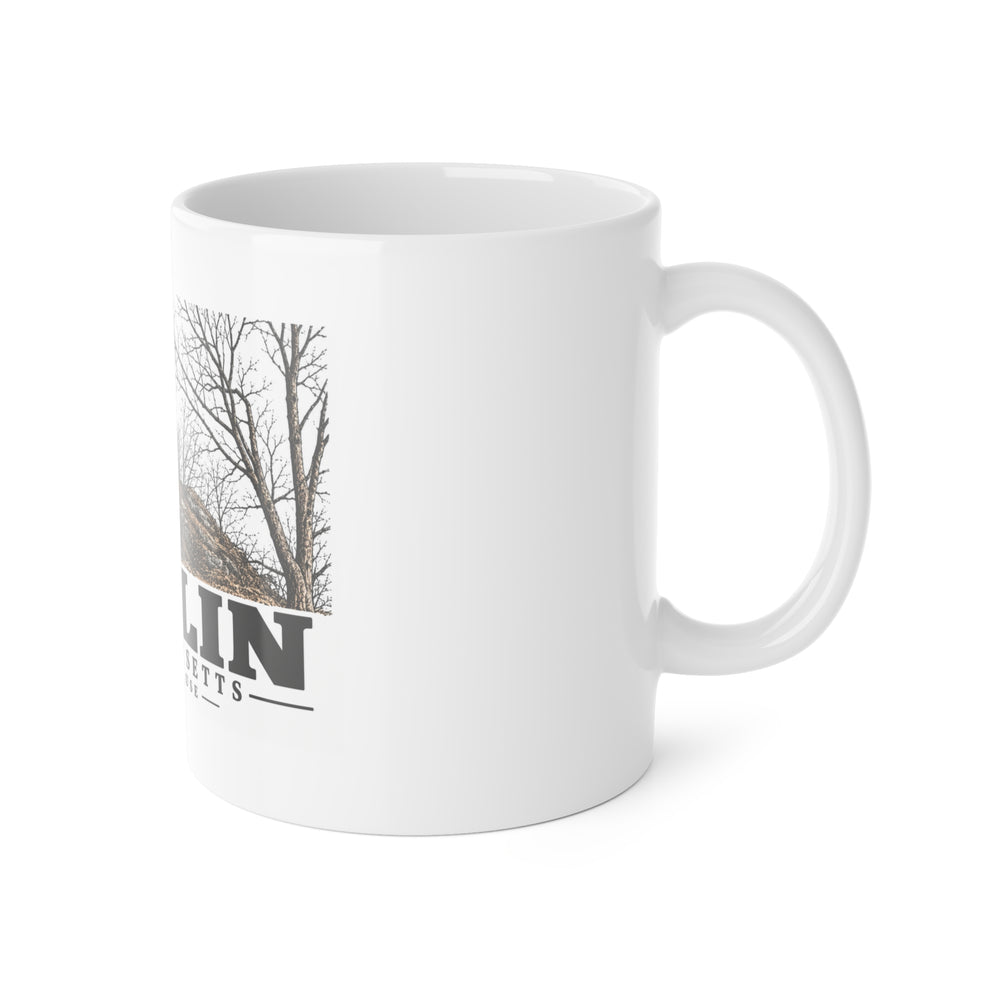 BERLIN Powder House 11 oz White Ceramic Mug - Assabet Valley Goods