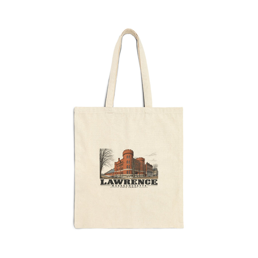 State Armory Natural + Black Heavy Canvas Tote - Merrimack Valley Goods