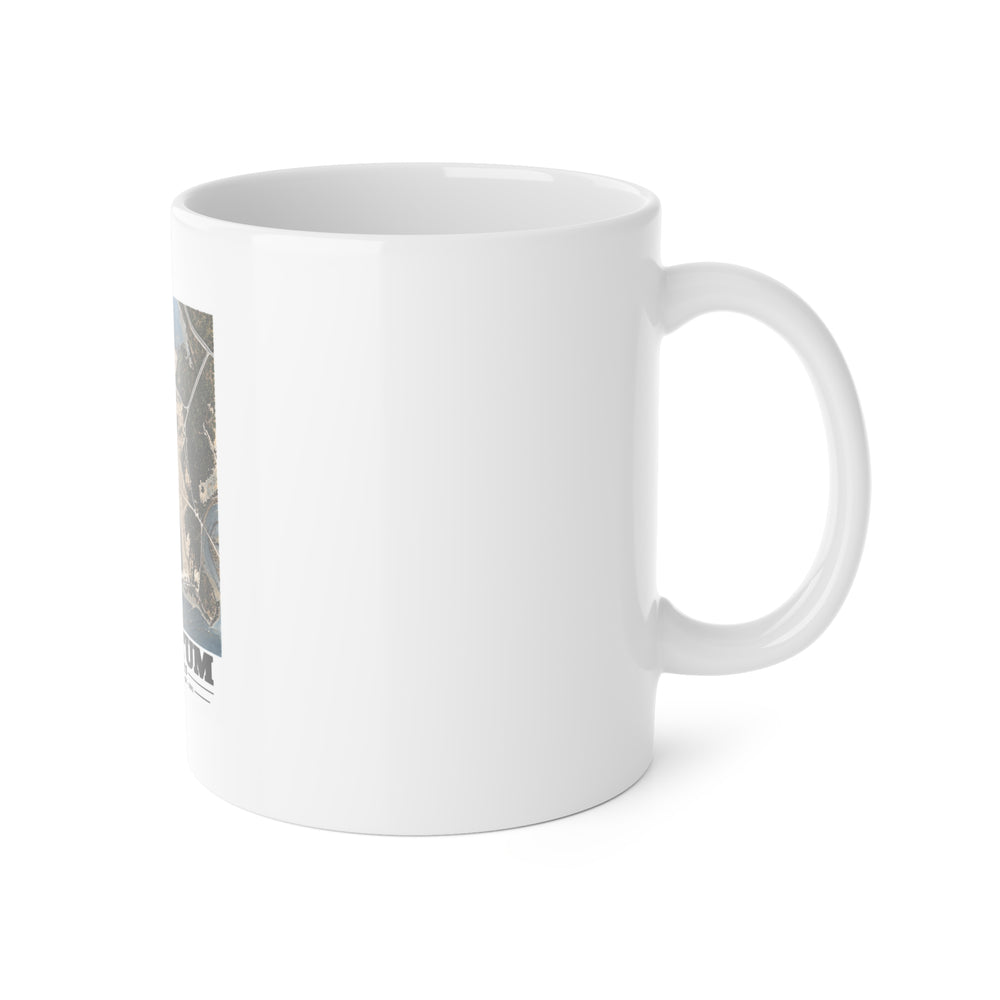 N.A.S. Squantum, MA vertical 10000 ft. 11 oz White Ceramic Mug - Boston Harbor