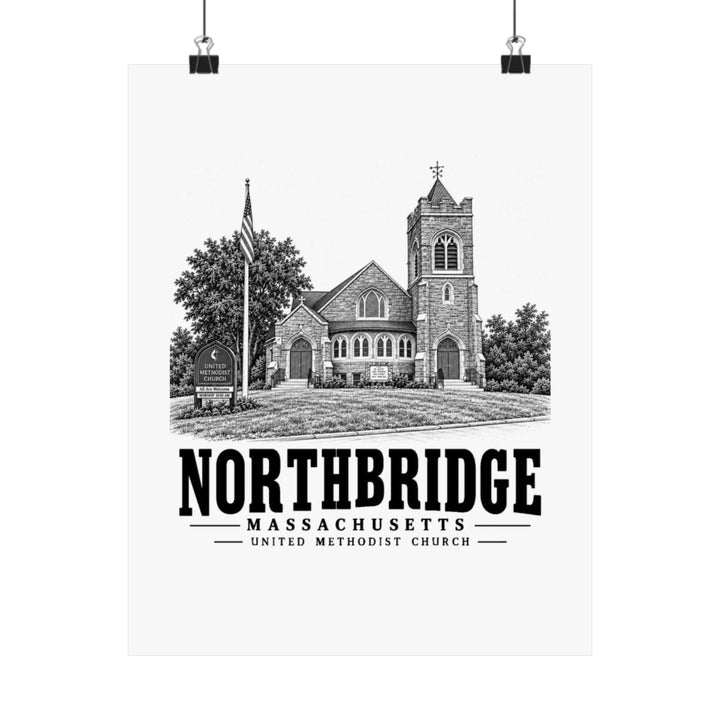 Northbridge United Methodist Church 11 x 14 in Matte Poster - Default - front product view