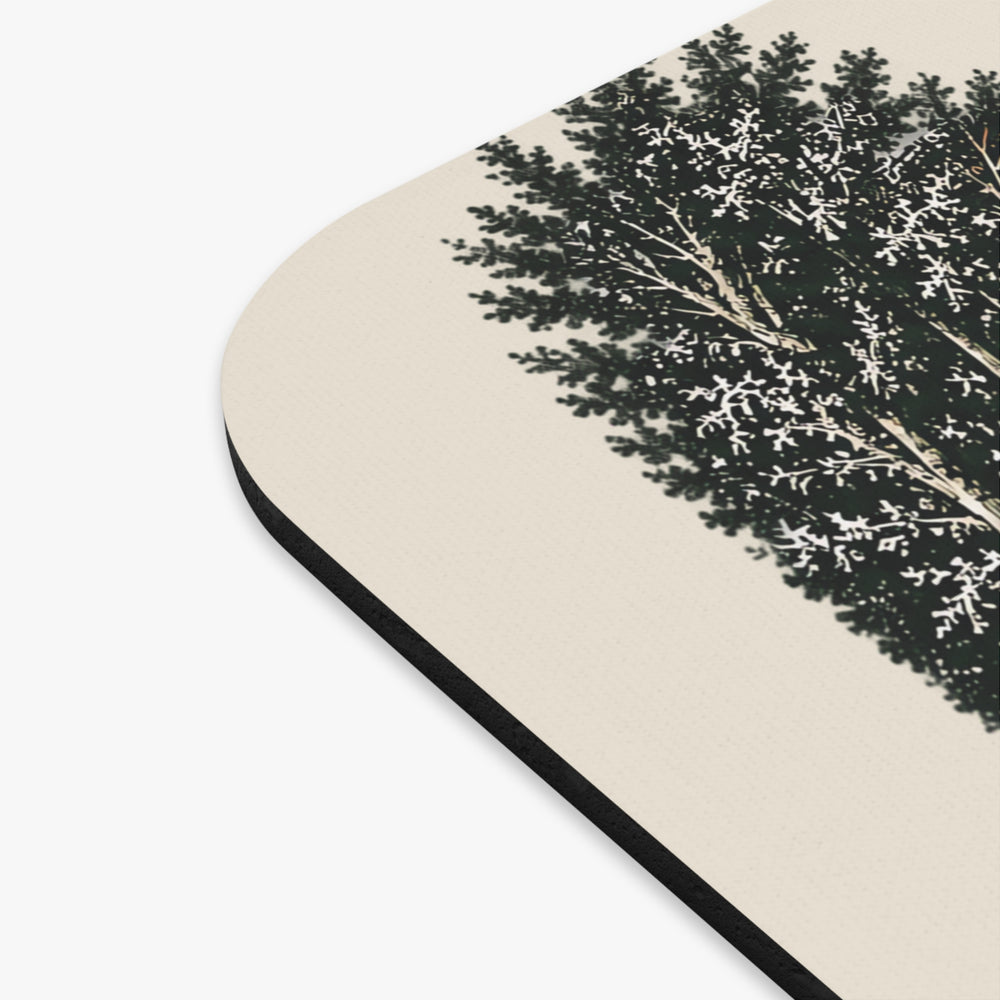 Lincoln Albion Mill mouse pad mockup showing the full illustrated print