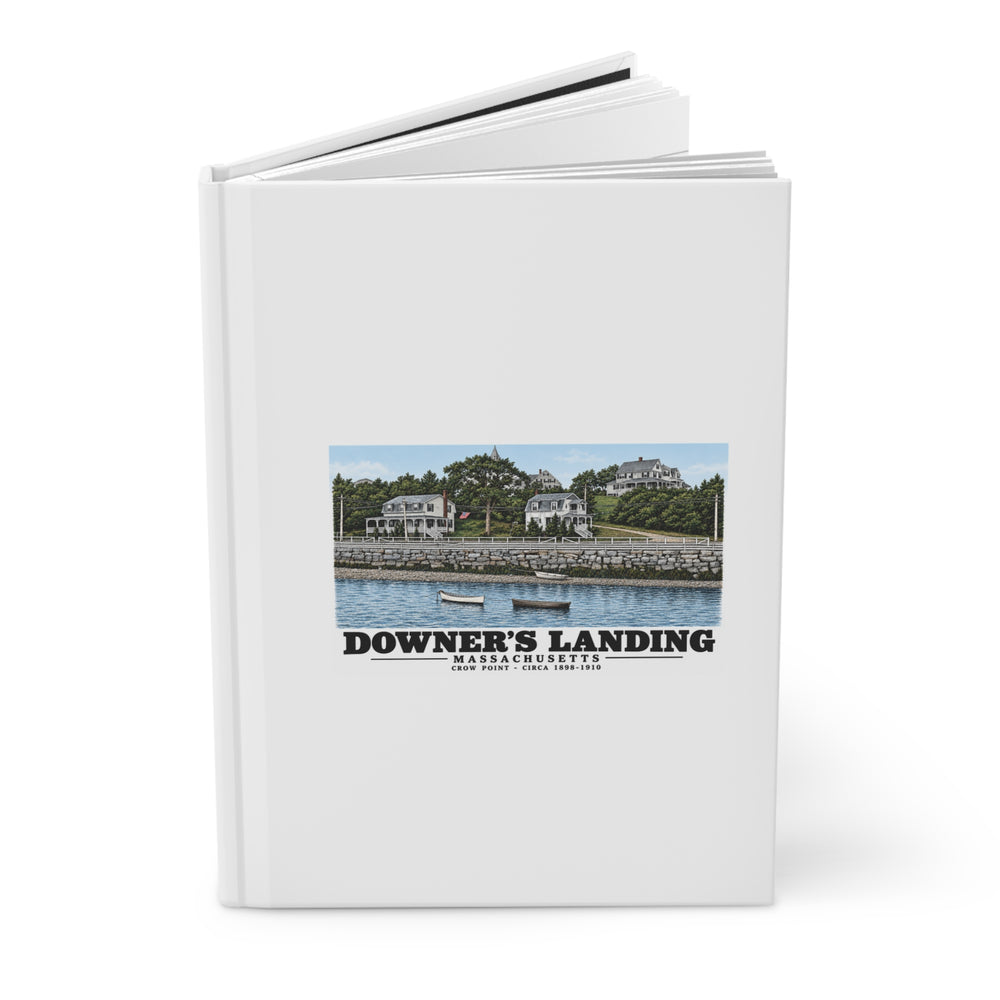 Downer's Landing, Mass. Matte Hardcover Journal - Boston Harbor