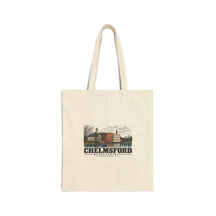 Eagle Mills Natural + Black Heavy Canvas Tote - Merrimack Valley Goods