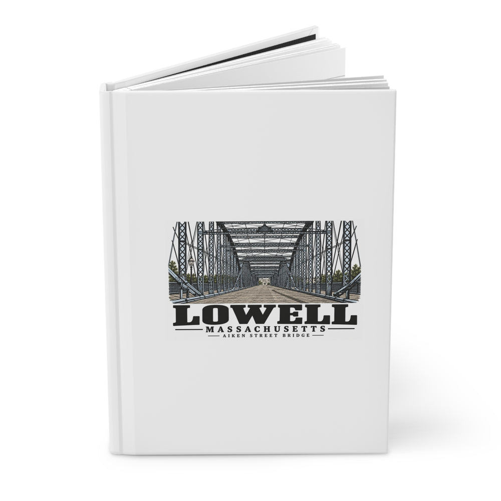 Lowell Aiken Street Bridge Matte Hardcover Journal - Merrimack Valley Goods