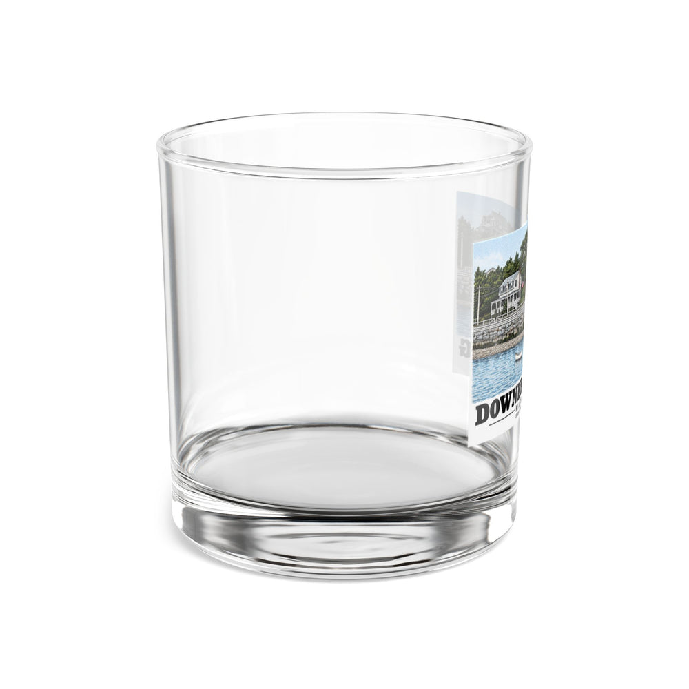Downer's Landing, Mass. 10 oz Rocks Glass - Boston Harbor