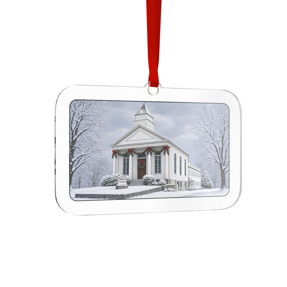 Federated Church / First Presbyterian Meeting House — Millbury, MA Christmas Ornament