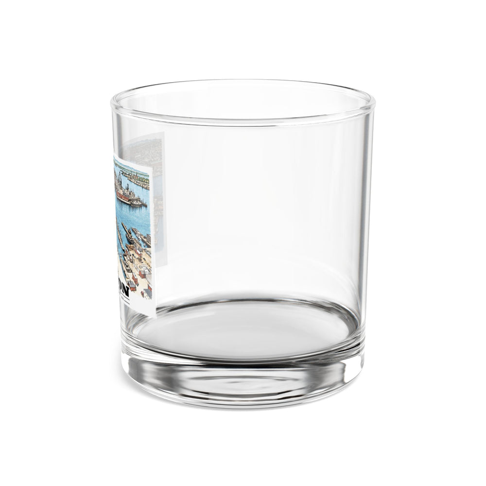 Lockwoods Basin 10 oz Rocks Glass - Boston Harbor
