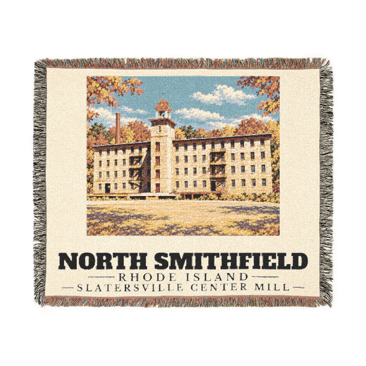 Slatersville Center Mill — North Smithfield, Rhode Island Woven Blanket
