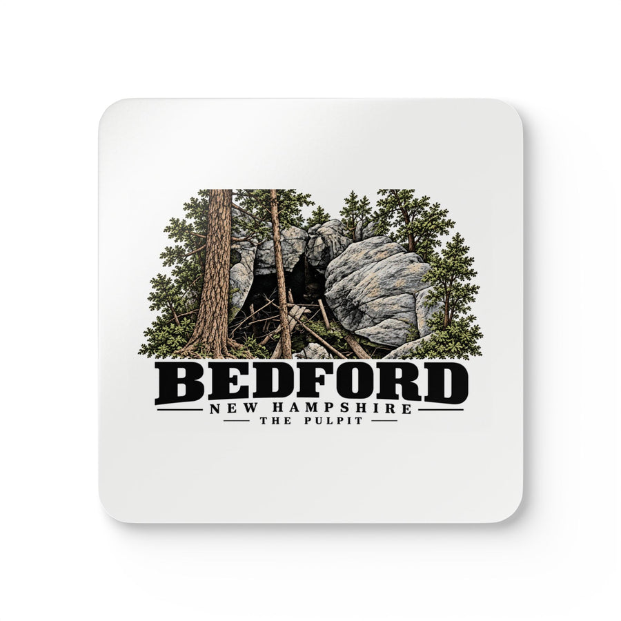 Bedford The Pulpit rock formation Cork Back Coaster Set - Merrimack Valley Goods