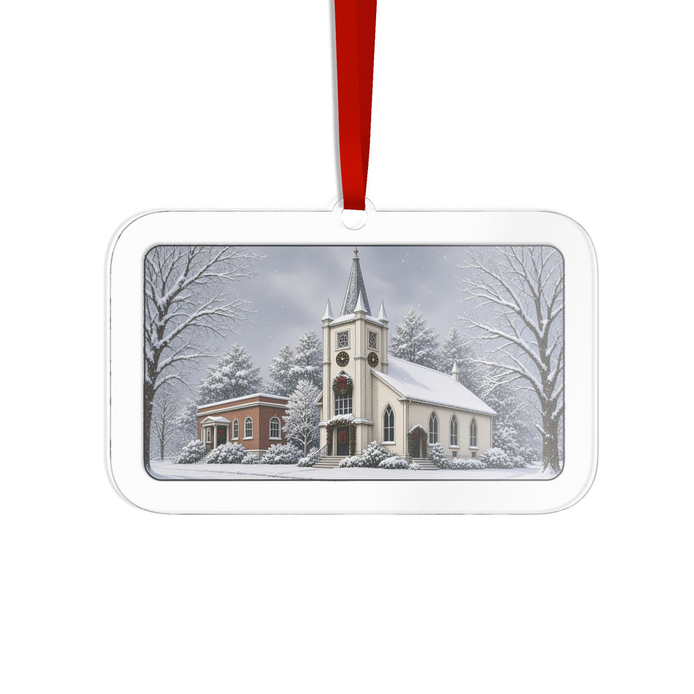 Unitarian Church — Uxbridge, MA Christmas Ornament