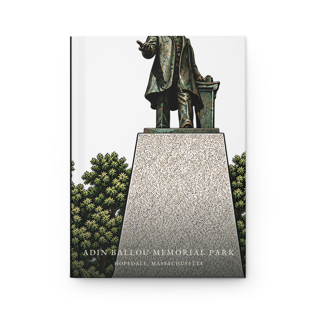 Hopedale Adin Ballou Memorial Statue and Park journal, front cover