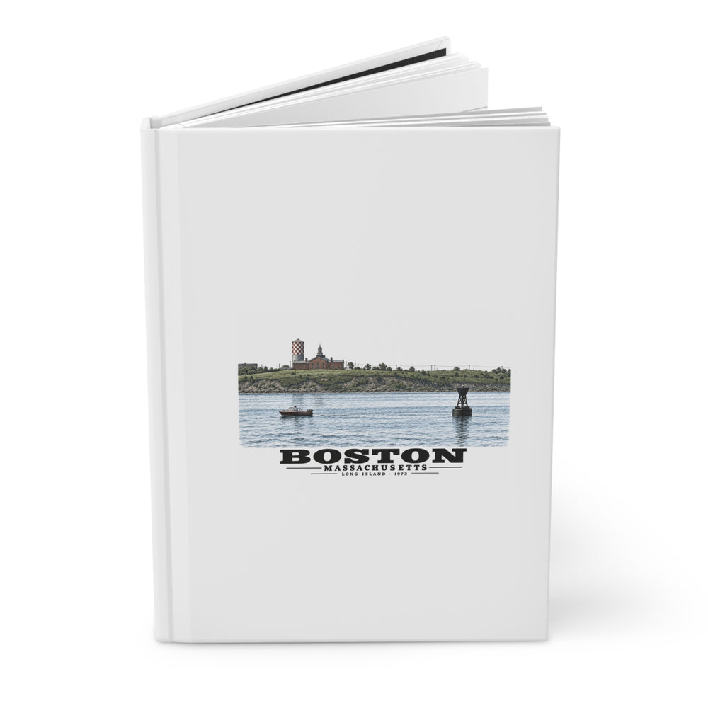 Long Island Matte Hardcover Journal - Boston Harbor