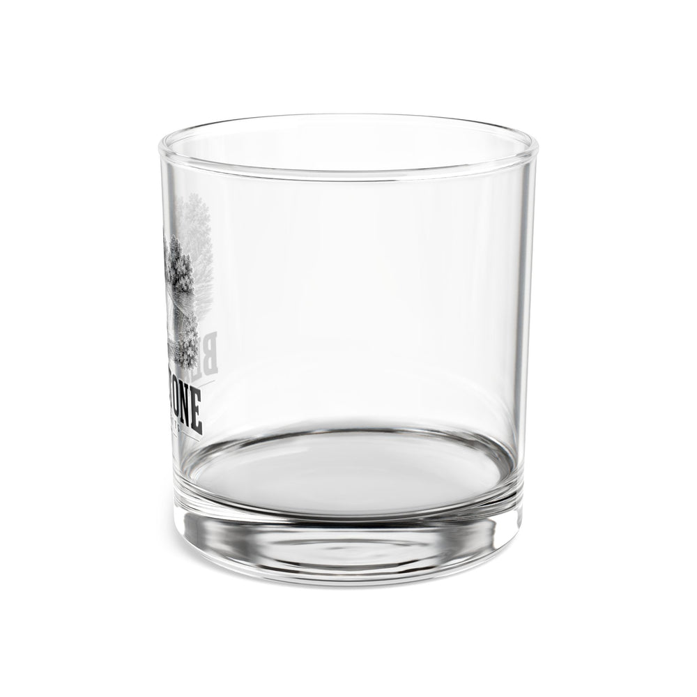 Blackstone Rolling Dam 10 oz Rocks Glass in Clear — right view