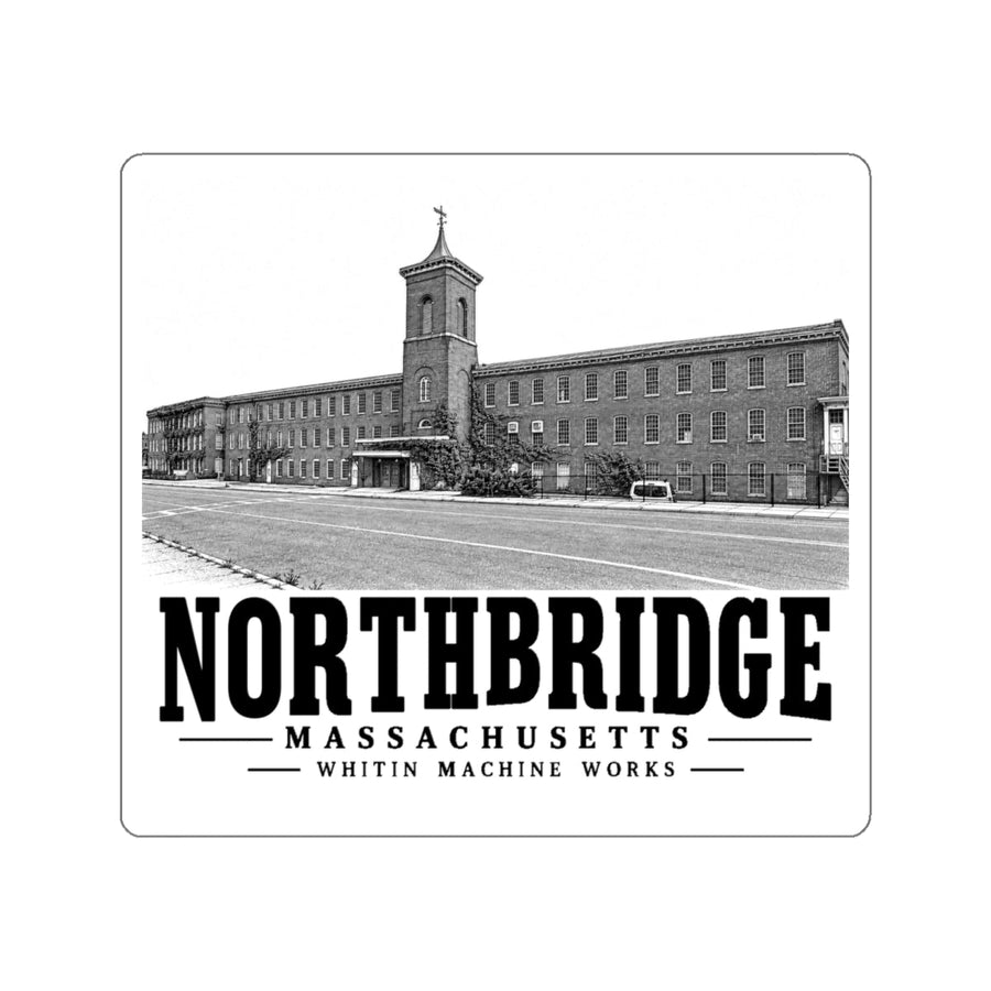 Northbridge Whitin Machine Works 4 in Die-Cut Sticker - Default - front product view