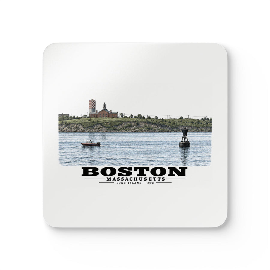 Long Island Cork Back Coaster Set - Boston Harbor