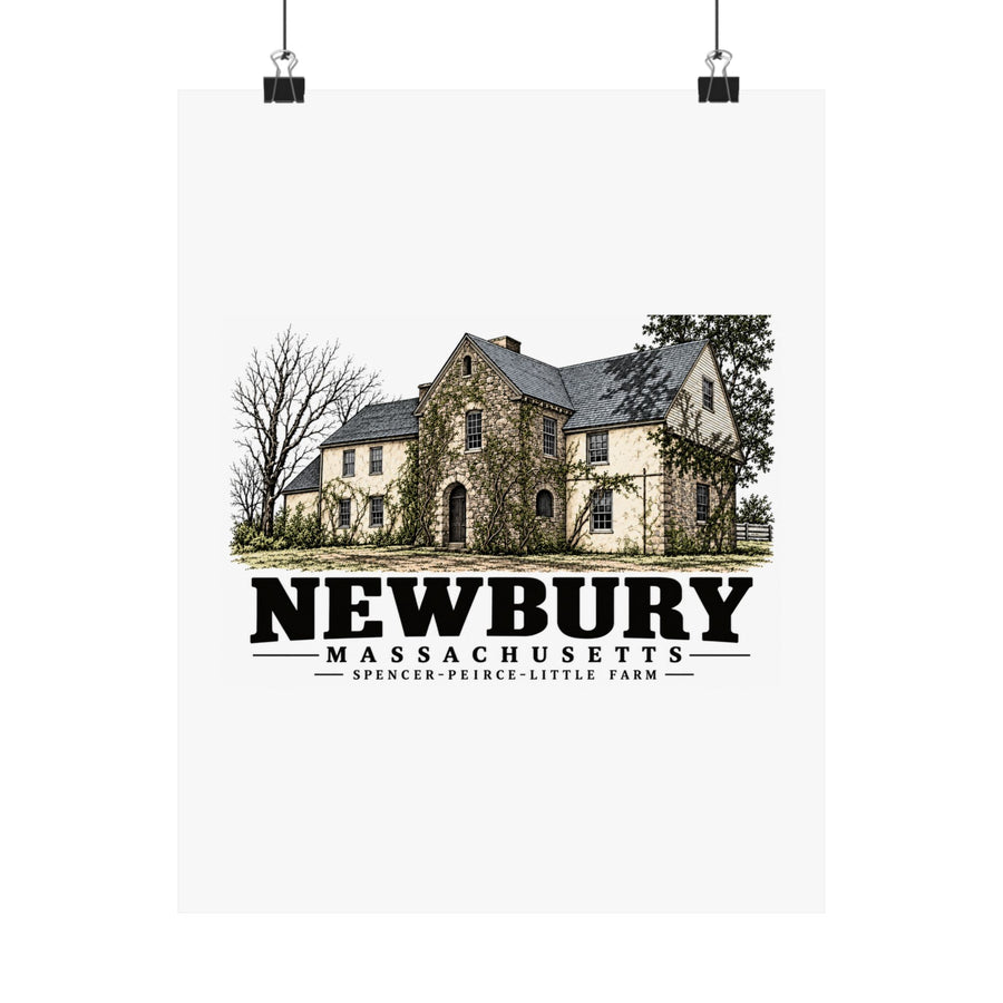 11 x 14 front of Spencer-Peirce-Little Farm matte poster, Newbury, Massachusetts.
