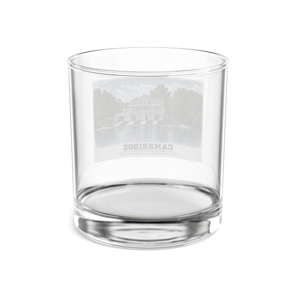 Riverside Boat Club, 769 Memorial Drive 10 oz Rocks Glass - Charles River