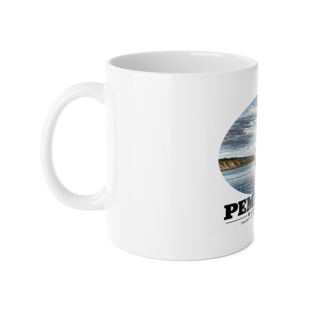 Yacht, Pemberton Hull 11 oz White Ceramic Mug - Boston Harbor